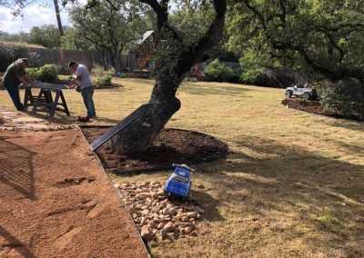 landscaping work